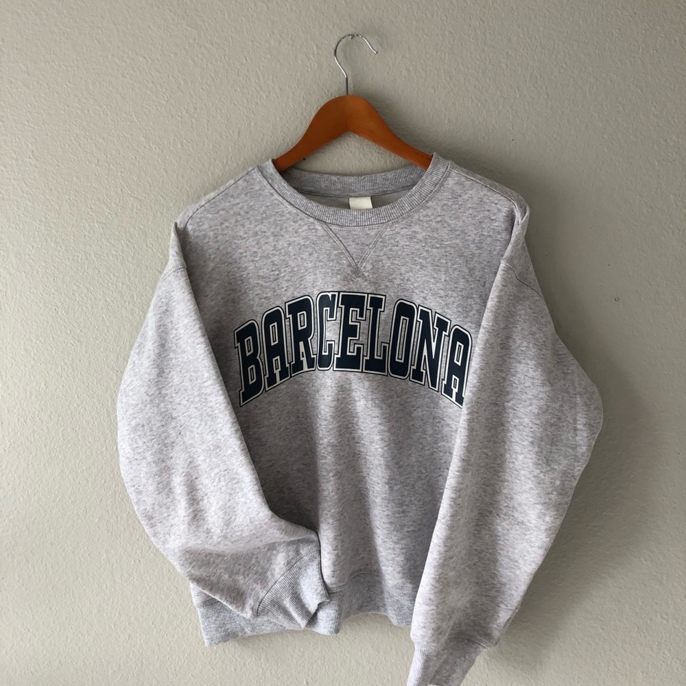 Oversized Barcelona Sweatshirt
